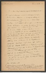 k.k. naturhistorisches Hofmuseum, Intendanzakten 1885-1896 (Hauer), Aktenzahl Z.215.a/1888, Seite 1